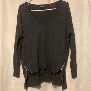 Bundle of 2 Express High Low Zipper Sweaters